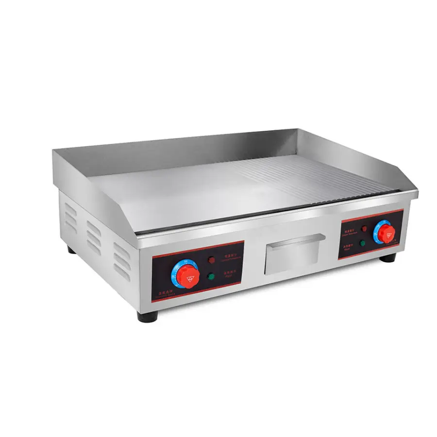 TARZAN Electric Griddles Commercial Restaurant Stainless Steel Electric Griddle with Flat Top Machine Stalls Equipment — view 1
