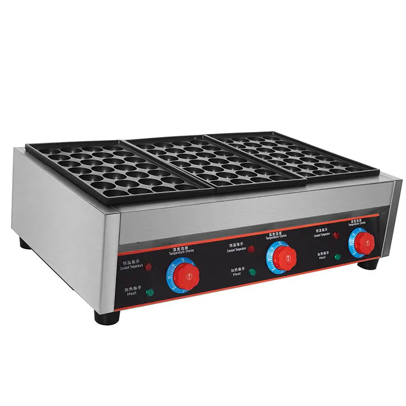 Takoyaki Machine for Single Plate/double Plate/triple Plate to Choose Takoyaki Maker Non Stick Grill Snack Machines — view 3