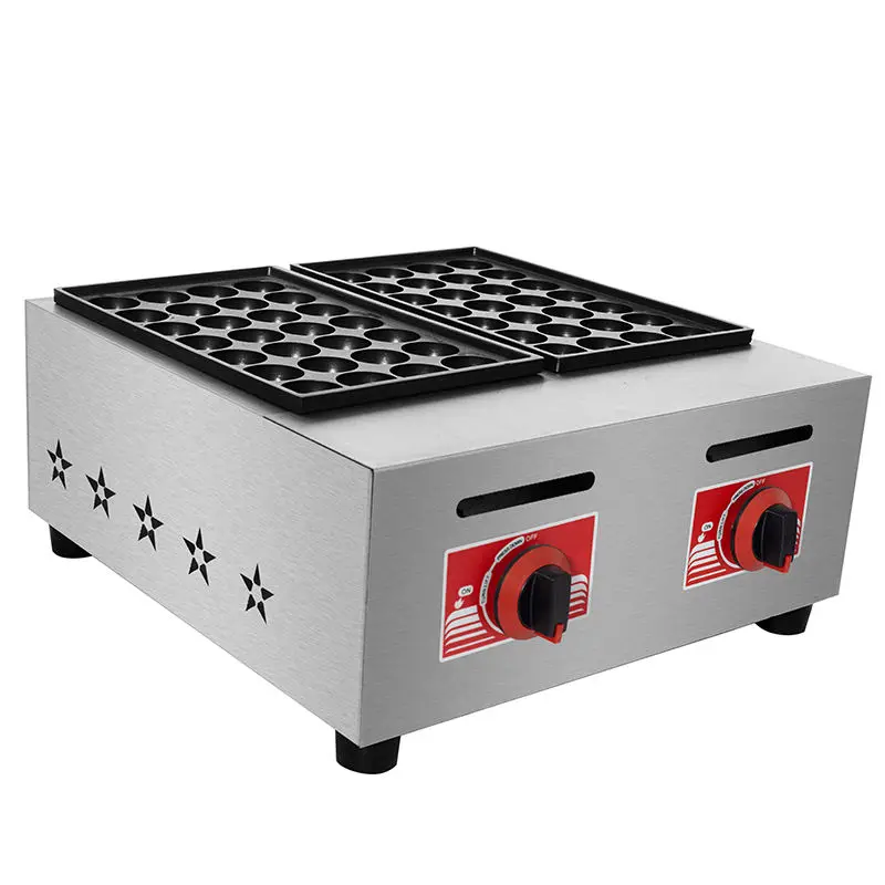 Takoyaki Machine for Single Plate/double Plate/triple Plate to Choose Takoyaki Maker Non Stick Grill Snack Machines — view 5