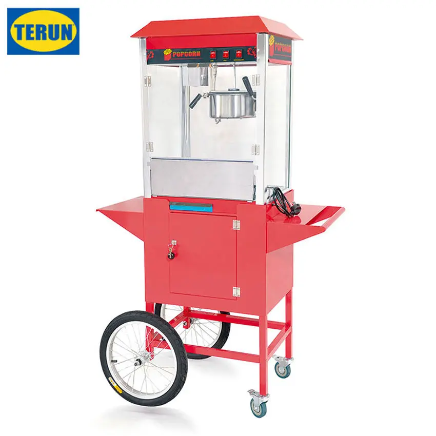 FACTORY Price Professional Concession Cart Commercial Popcorn Machine Popcorn Makers — image 3