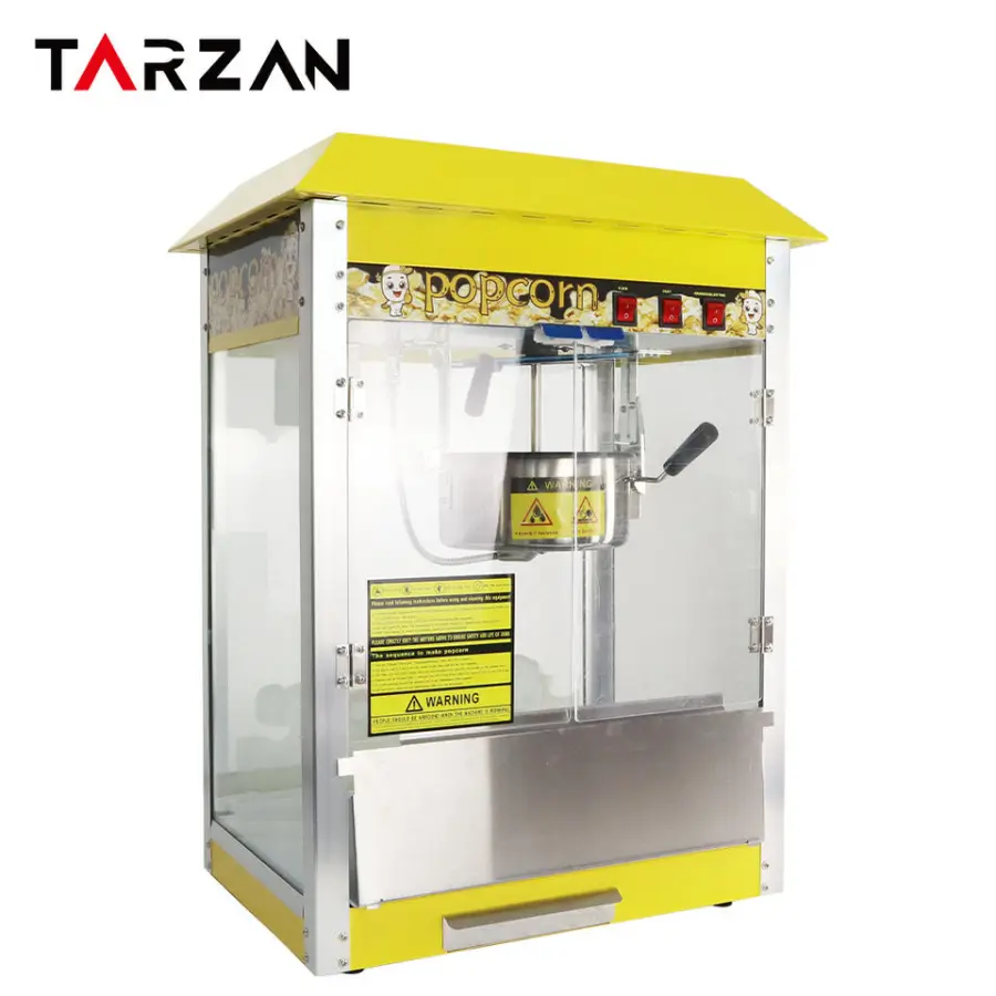 Factory Price CE Approved 8OZ Popcorn Maker Electric Commercial Popcorn Machine — image 3