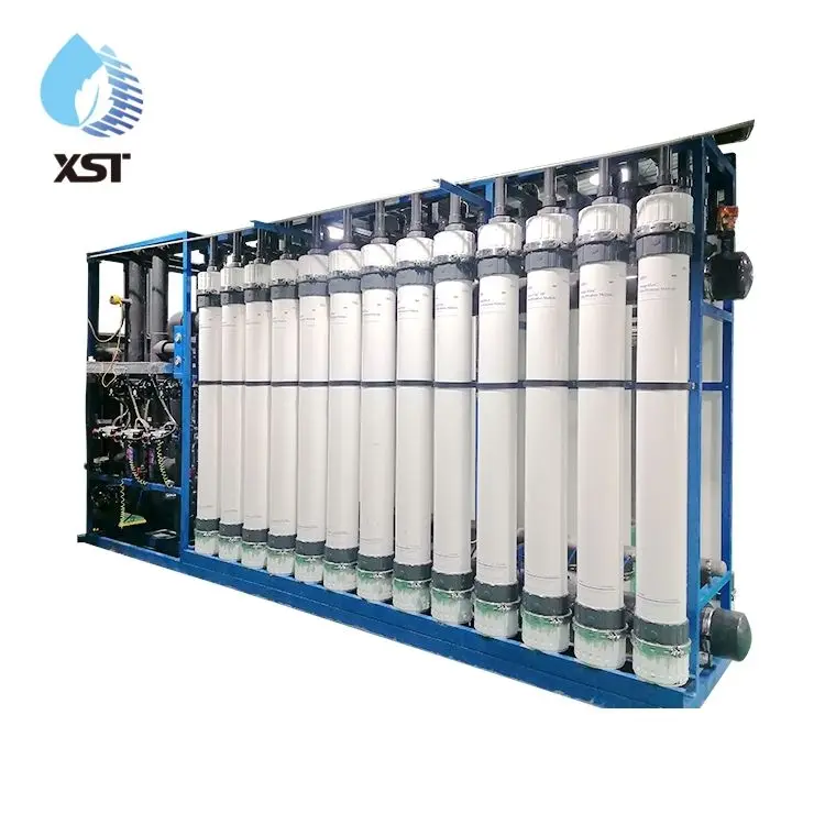 Automatic Ultrafiltration Water Purifier Including Pressure Vessel Pump Membrane PLC Steel PVDF UPVC Materials 220V High — image 3