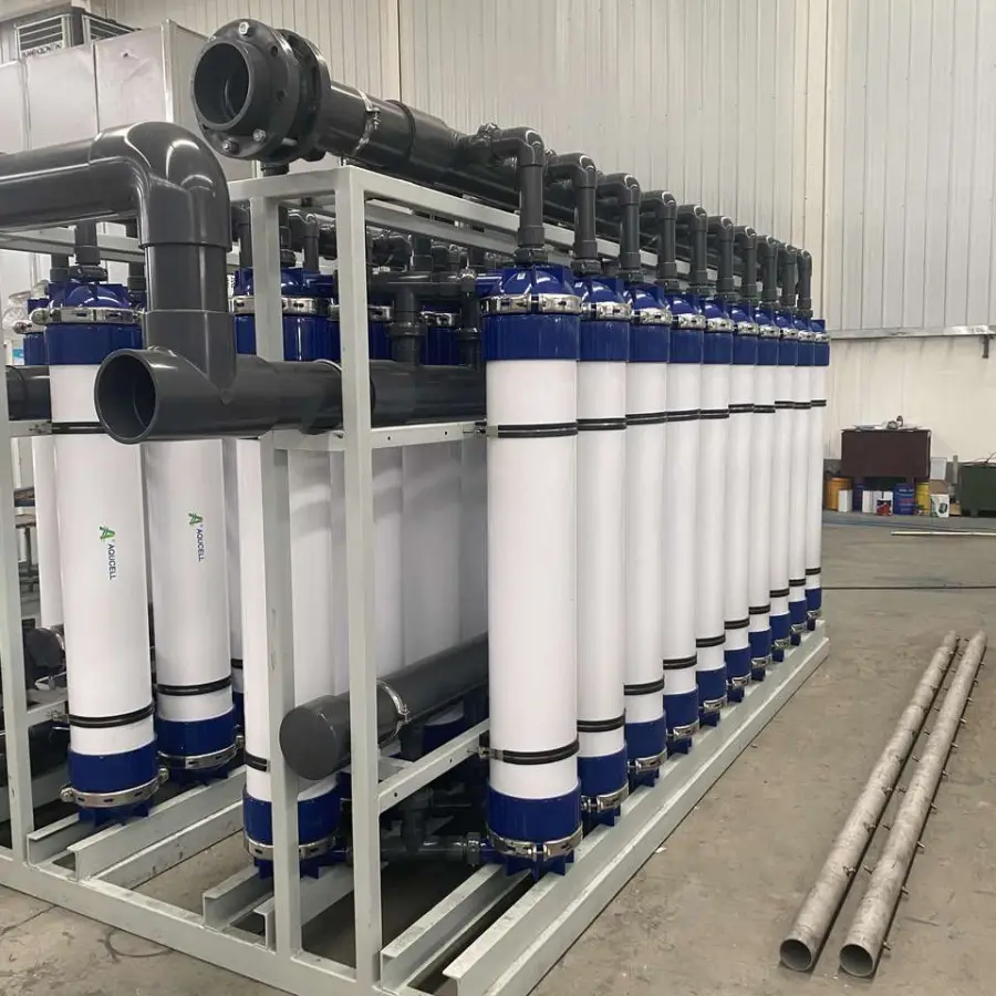 Automatic Ultrafiltration Water Purifier Including Pressure Vessel Pump Membrane PLC Steel PVDF UPVC Materials 220V High — image 4
