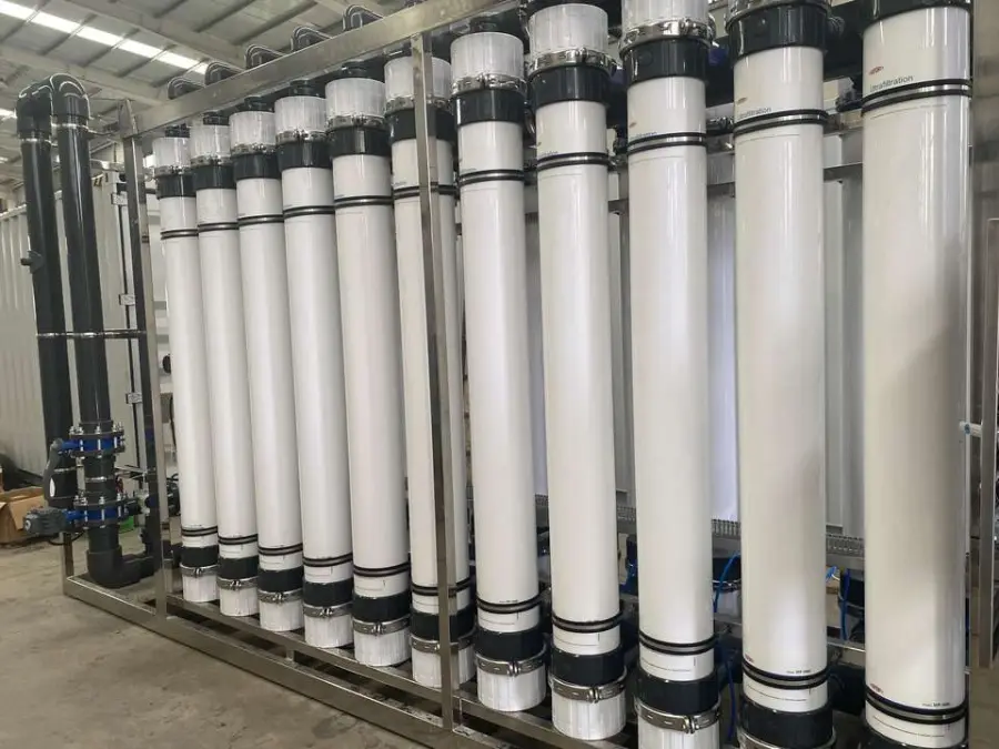 Automatic Ultrafiltration Water Purifier Including Pressure Vessel Pump Membrane PLC Steel PVDF UPVC Materials 220V High — image 5
