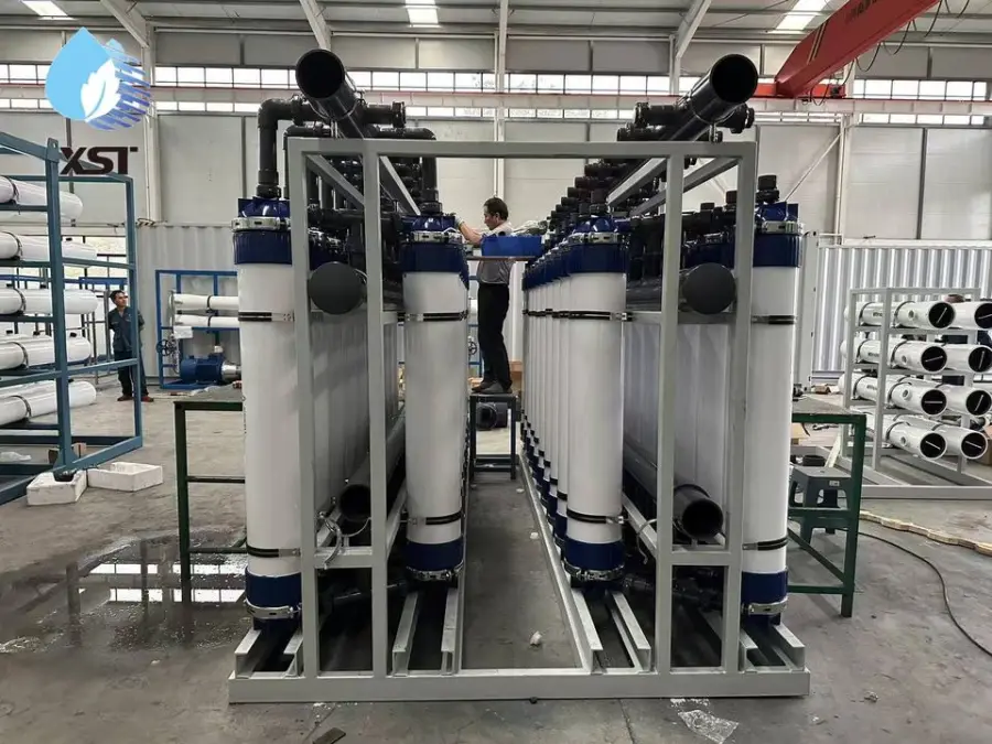 Automatic Ultrafiltration Water Purifier Including Pressure Vessel Pump Membrane PLC Steel PVDF UPVC Materials 220V High — image 6