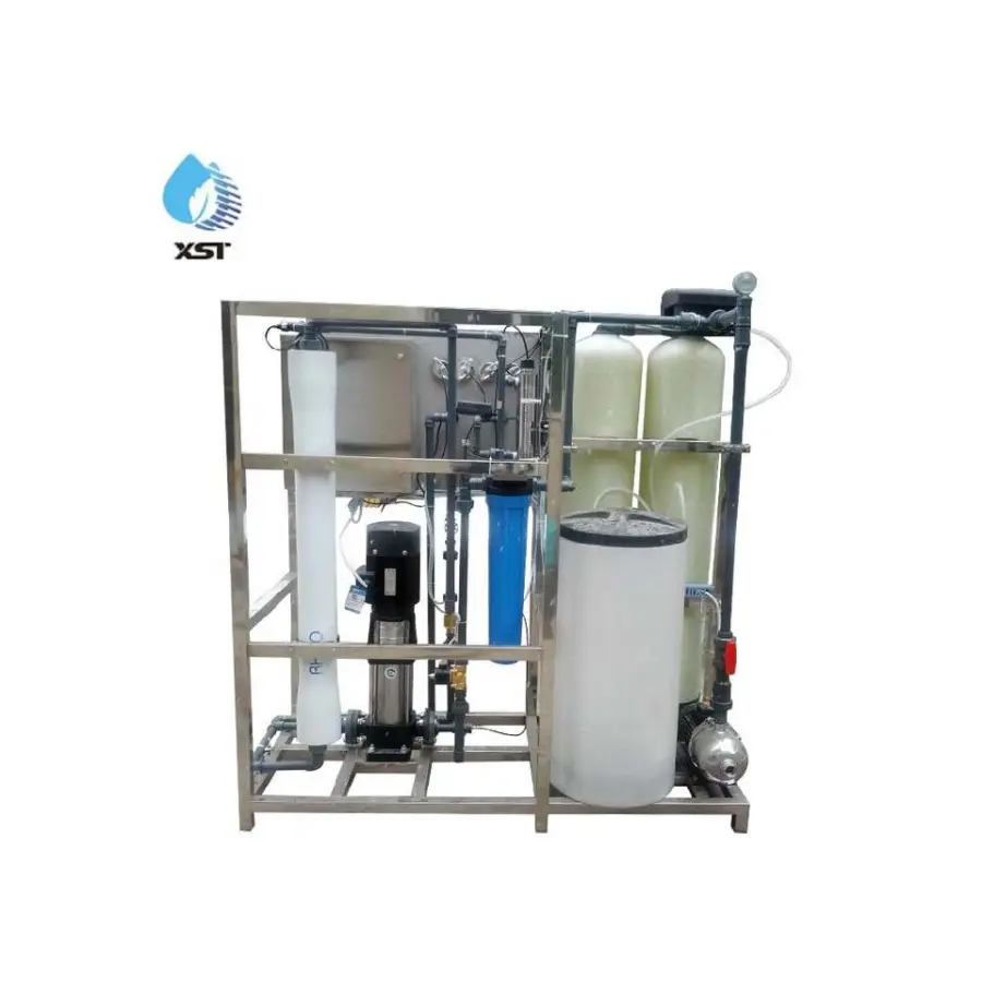 Industrial RO Water Purifier System with Pump & PLC 250L/H-1000M3/H Capacity 98-99% Desalination ISO9001 CE Certified — image 3