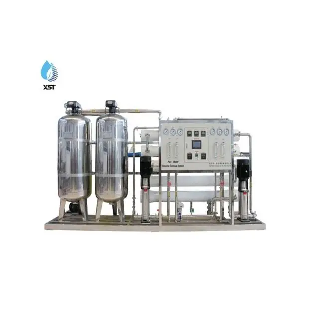 Custom 2000LPH RO System Stainless Steel Water Treatment Machine Pressure Vessel PLC Motor ISO9001 CE Certified 1 Year W — view 3