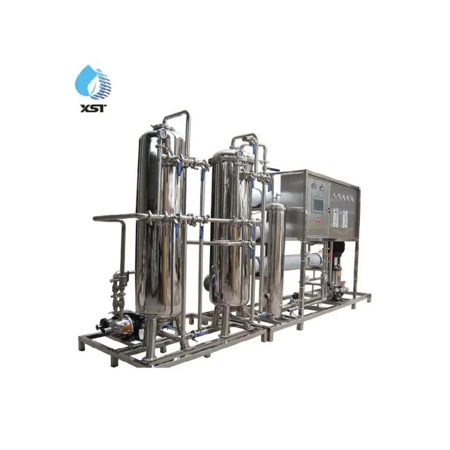 Custom 2000LPH RO System Stainless Steel Water Treatment Machine Pressure Vessel PLC Motor ISO9001 CE Certified 1 Year W — view 4