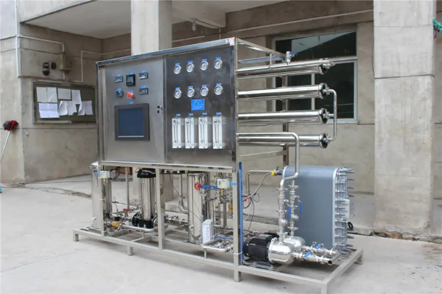 Custom 2000LPH RO System Stainless Steel Water Treatment Machine Pressure Vessel PLC Motor ISO9001 CE Certified 1 Year W — view 5