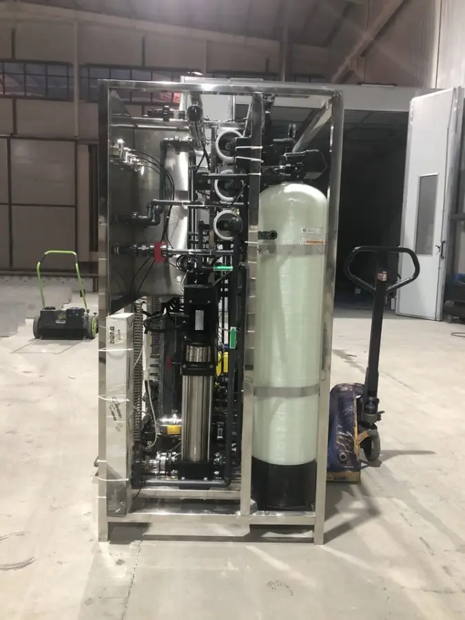 Small Industry RO Pure Mineral Drinking Water Reverse Osmosis System Pump Pressure Vessel 500L/Hour Capacity for Commerc — view 4