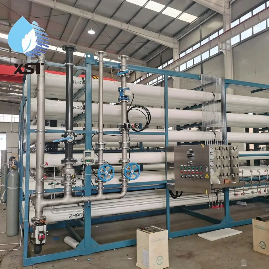 Seawater Desalination RO System 2000L/H 98-99% Desalination Rate PLC Pump Motor Water Treatment Plant — view 1