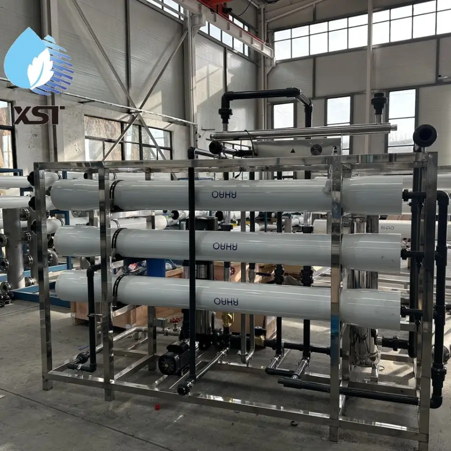 Seawater Desalination RO System 2000L/H 98-99% Desalination Rate PLC Pump Motor Water Treatment Plant — image 3
