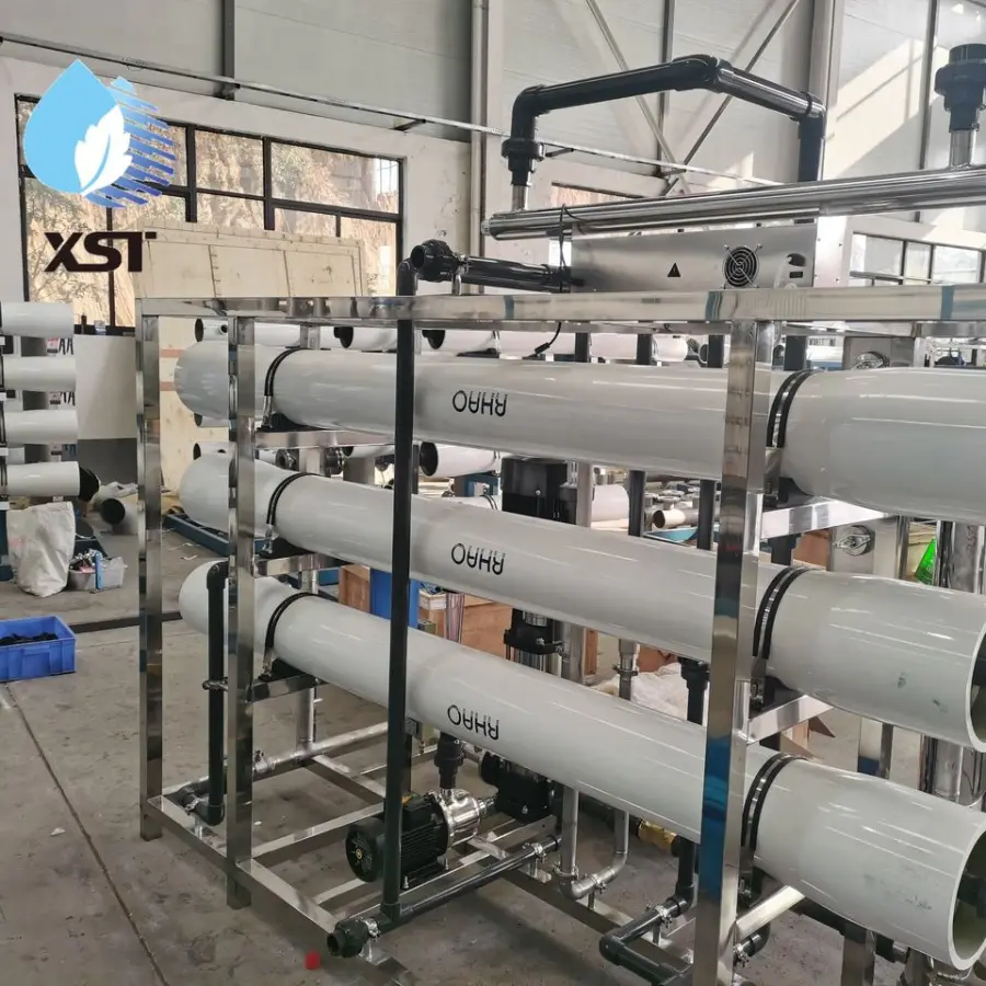 Seawater Desalination RO System 2000L/H 98-99% Desalination Rate PLC Pump Motor Water Treatment Plant — image 4