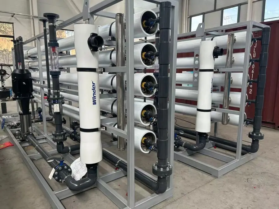 12000L/H Agriculture Irrigation Used Salty Water Desalination Plant with PLC Motor & Pump RO Water Filter — image 7