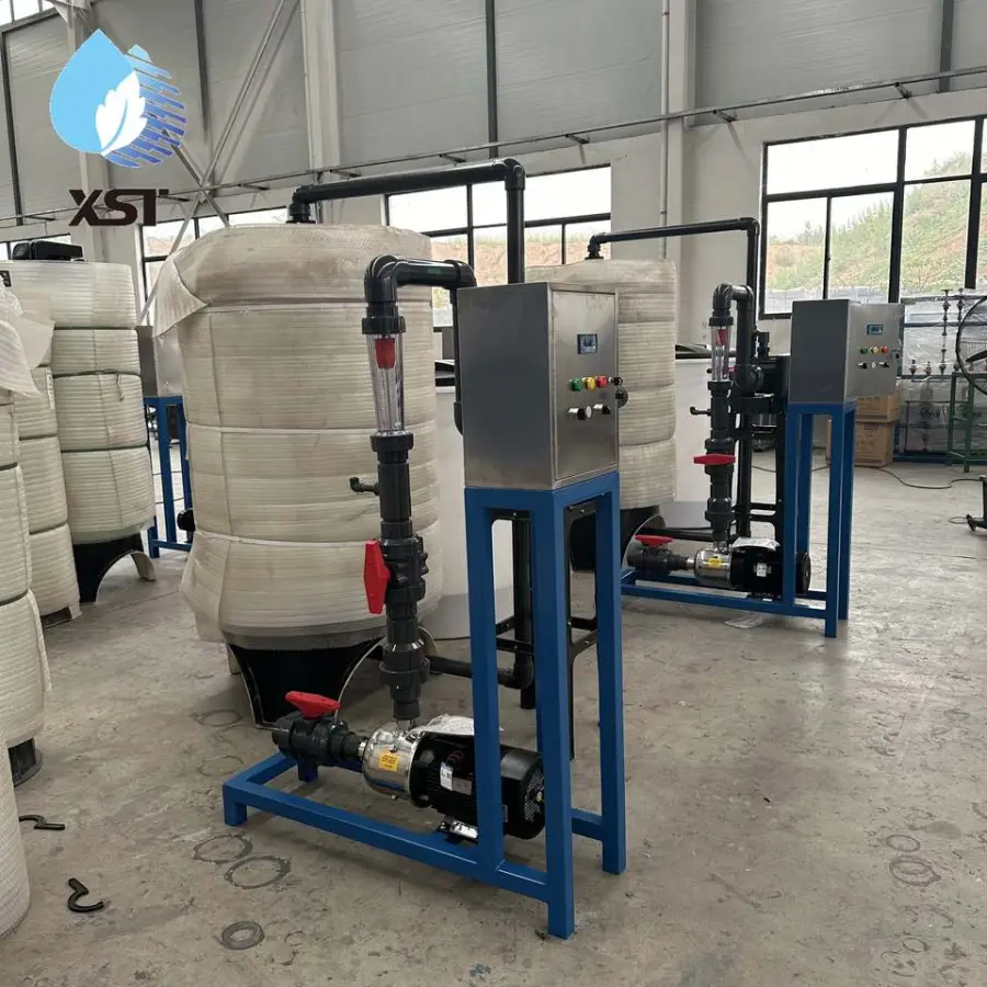 XST Brand Large Capacity 15 Ton Industrial Automatic Water Treatment System Softener Reverse Osmosis Filtration ISO9001 — view 1