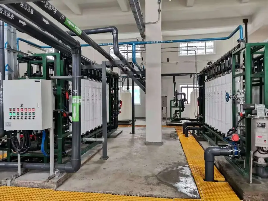 20T/H Waste Water Recycling Cooling Tower Ultrafiltration Reverse Osmosis Membrane Pressure Vessel Water Treatment Syste — view 3