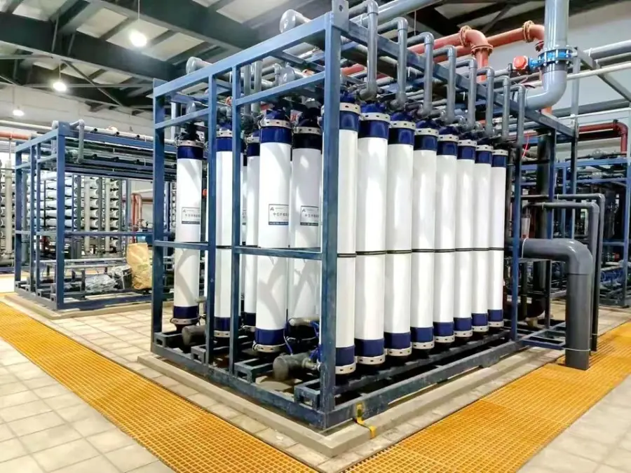 20T/H Waste Water Recycling Cooling Tower Ultrafiltration Reverse Osmosis Membrane Pressure Vessel Water Treatment Syste — view 4