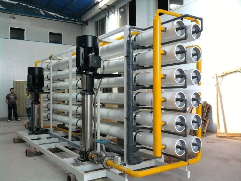 20T/H Waste Water Recycling Cooling Tower Ultrafiltration Reverse Osmosis Membrane Pressure Vessel Water Treatment Syste — view 5