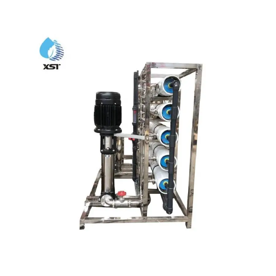 6000L/H Custom 98% Desalination Rate PLC Controlled RO Water Purification System with Pump and Motor for Automatic Opera — view 4