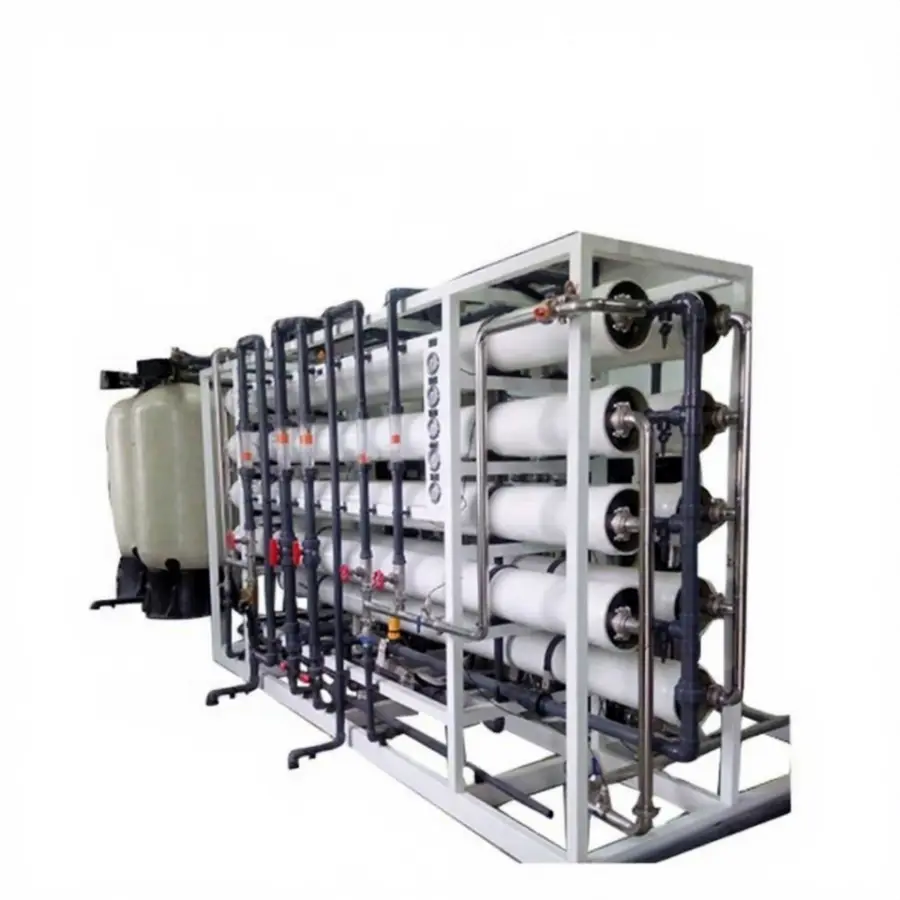 50T/H Waste Water Recycling Cooling Tower Ultrafiltration Reverse Osmosis Membrane Water Treatment System Pressure Vessel Pump — image 3