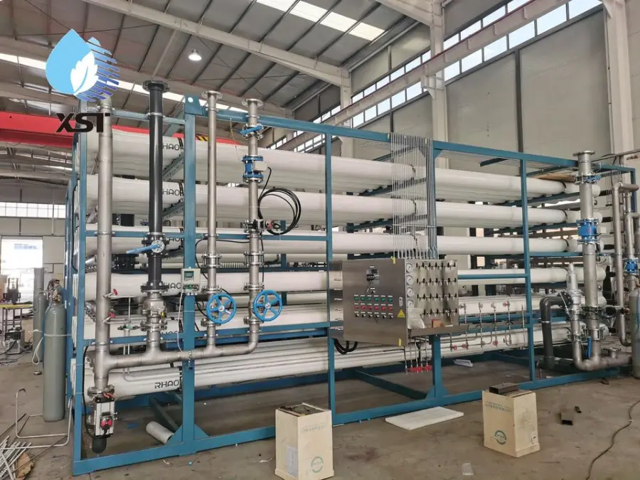 50T/H Waste Water Recycling Cooling Tower Ultrafiltration Reverse Osmosis Membrane Water Treatment System Pressure Vessel Pump — image 7
