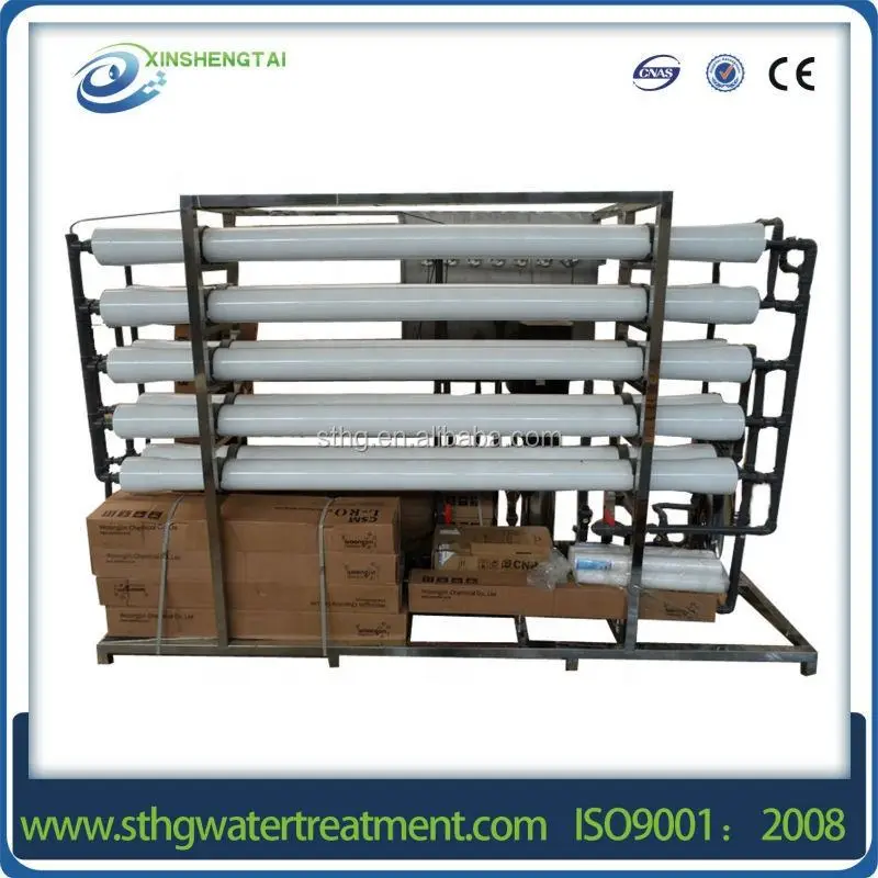 Commercial Drinking Water Reverse Osmosis RO High Capacity Pump & Motor CE Certified Treatment Filter Unit Plant Machine — view 4