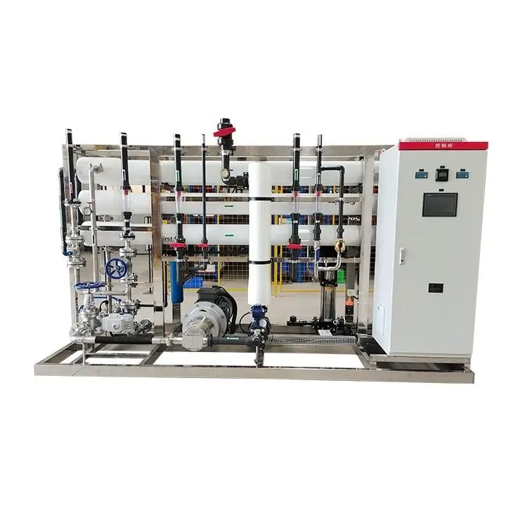 20000L/Hour 40GP Containerized Salty Seawater Desalination Machine with PLC Pump & Motor RO Purifier — view 1