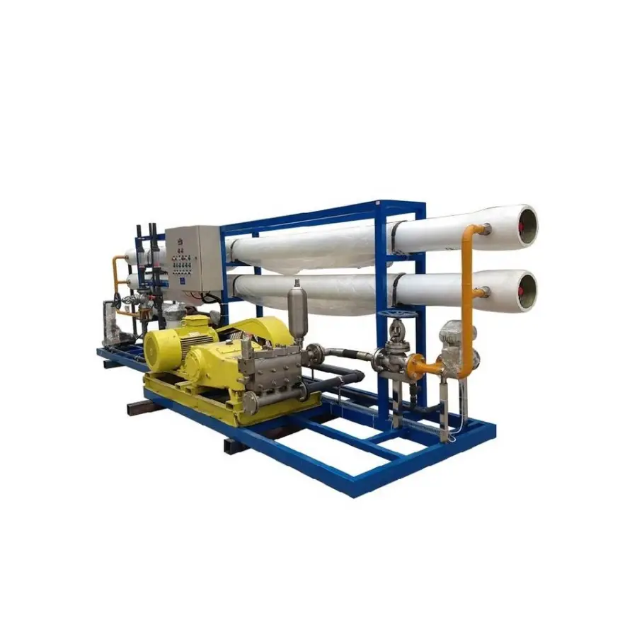 20000L/Hour 40GP Containerized Salty Seawater Desalination Machine with PLC Pump & Motor RO Purifier — image 4