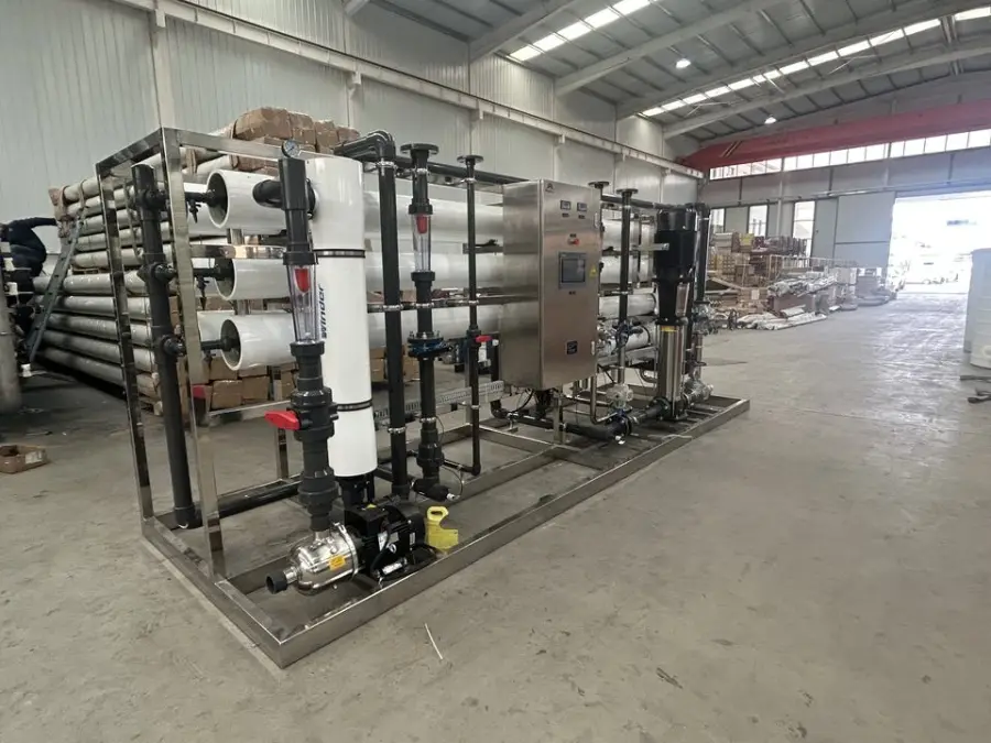 20000L/Hour 40GP Containerized Salty Seawater Desalination Machine with PLC Pump & Motor RO Purifier — image 7