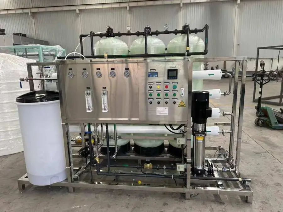 500L/H Reverse Osmosis Water Purification Machine with PLC Motor & Pump 98-99% Desalination ISO9001 CE Certified — view 3