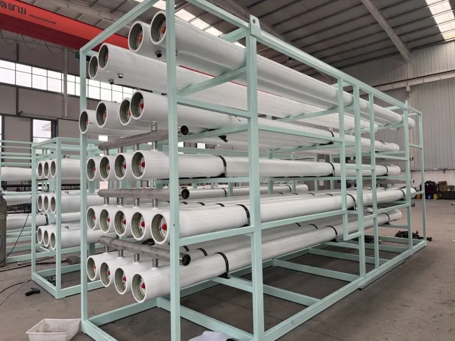 XST 50 Ton Per Hour Water Filtration & Reverse Osmosis System with Pump and Motor for Agricultural Irrigation — view 1