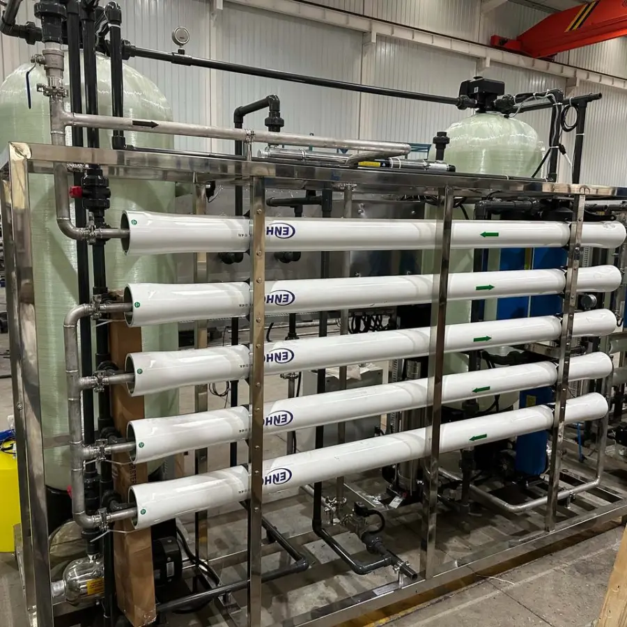 500 LPH Industrial RO Water Treatment System with PLC Motor Bearing Pump CE Certified Reverse Osmosis Equipment — image 3
