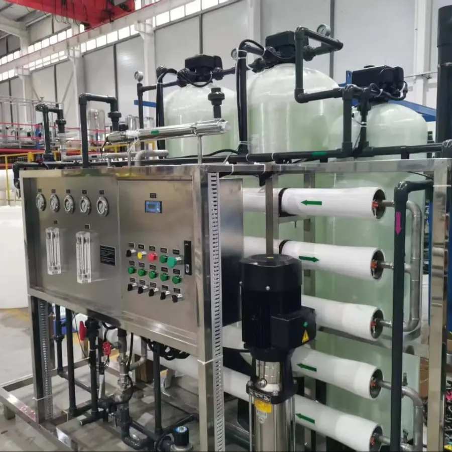 500 LPH Industrial RO Water Treatment System with PLC Motor Bearing Pump CE Certified Reverse Osmosis Equipment — image 5