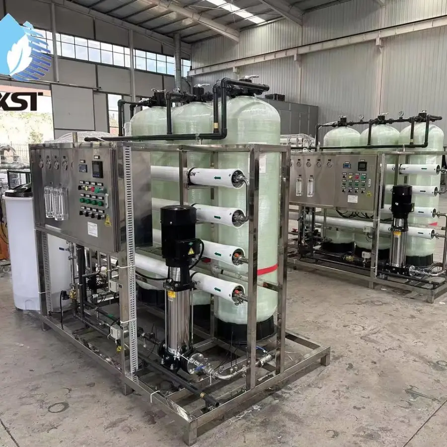 500 LPH Industrial RO Water Treatment System with PLC Motor Bearing Pump CE Certified Reverse Osmosis Equipment — image 6