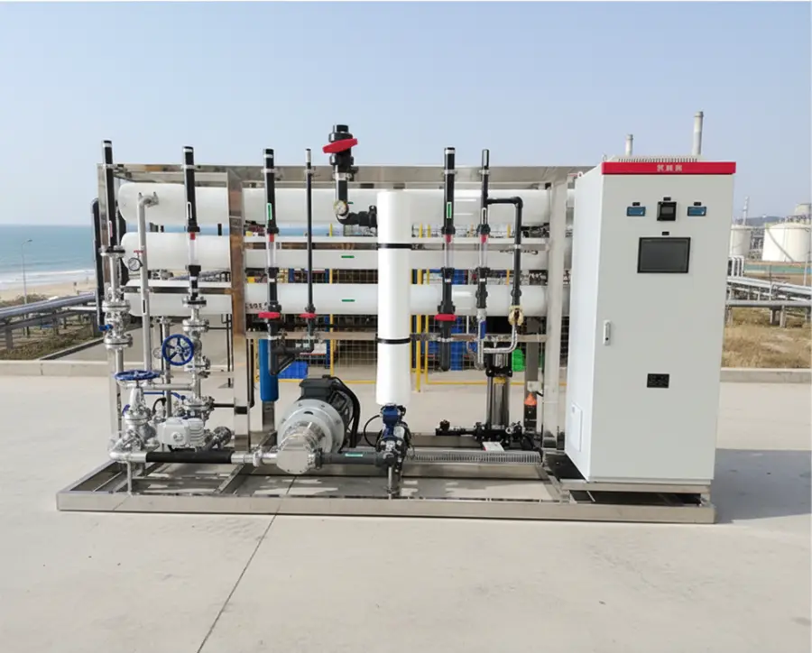 Containerized Seawater & Brackish Water Desalination Plant RO System Pump Motor 95-98% Efficiency 250L/H-1000M3/H Productivity — image 4