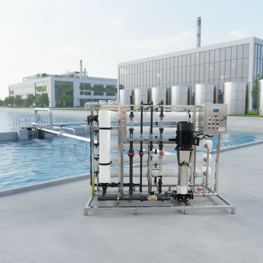 Containerized Seawater & Brackish Water Desalination Plant RO System Pump Motor 95-98% Efficiency 250L/H-1000M3/H Productivity — image 5