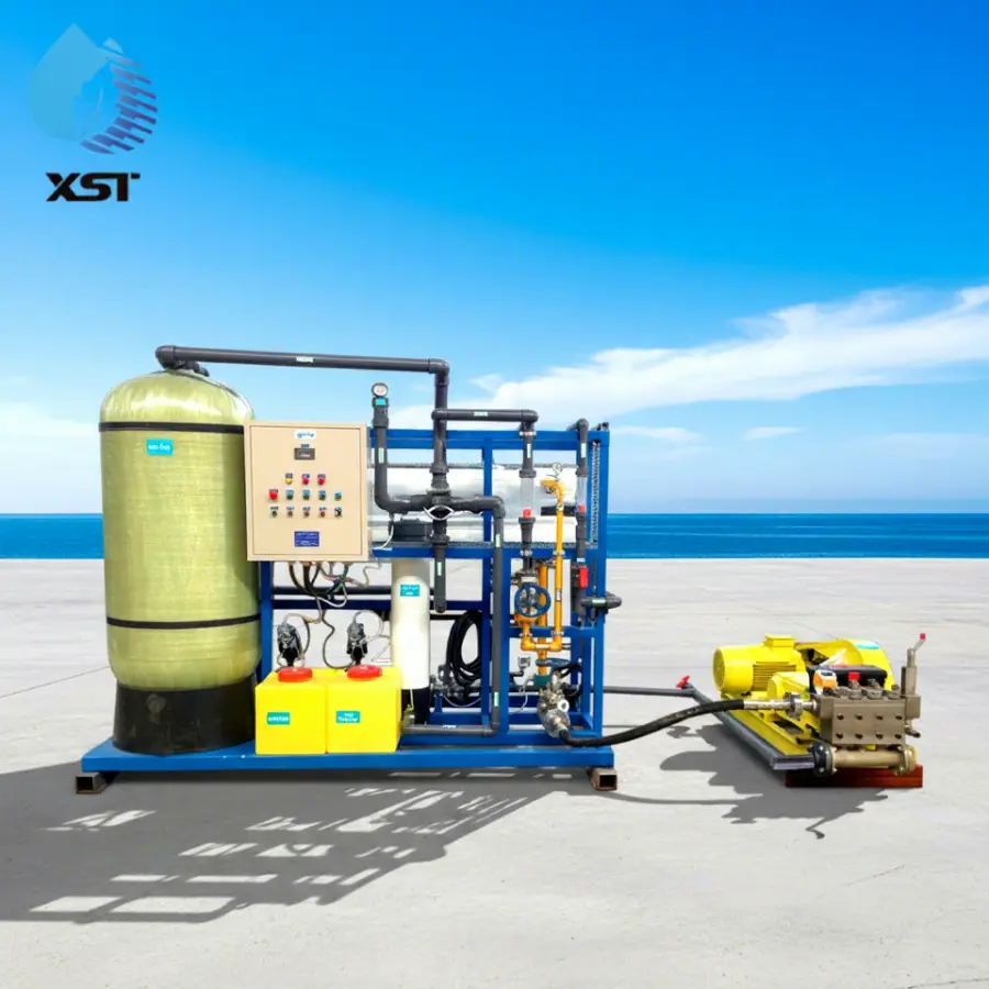 Containerized Seawater & Brackish Water Desalination Plant RO System Pump Motor 95-98% Efficiency 250L/H-1000M3/H Productivity — image 6