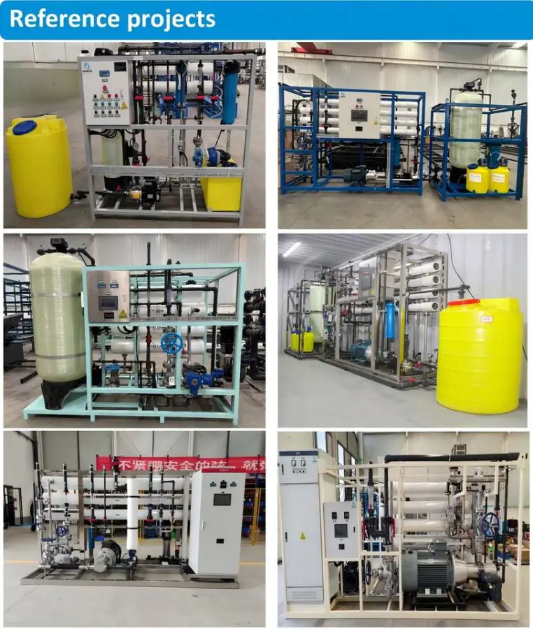 Containerized Seawater & Brackish Water Desalination Plant RO System Pump Motor 95-98% Efficiency 250L/H-1000M3/H Productivity — image 7