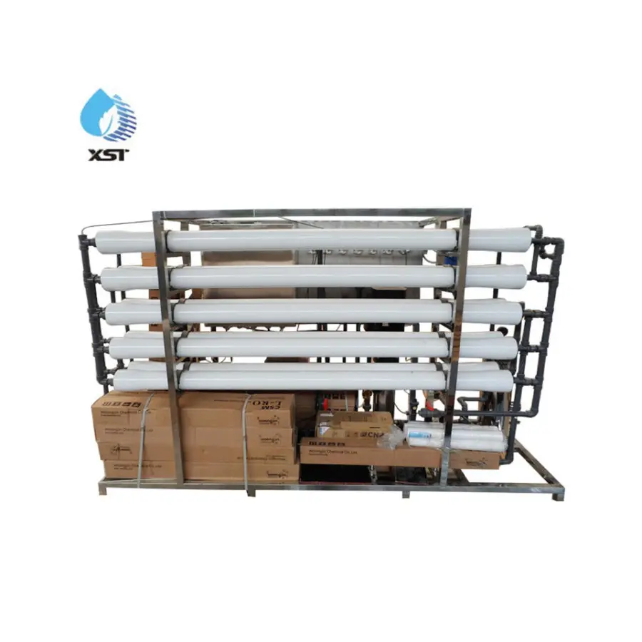 Commercial Lab Swimming Pool Water Treatment Machine PLC Pump Motor 1000L/Hour Capacity 98-99% Desalination Reverse Osmosis — image 6