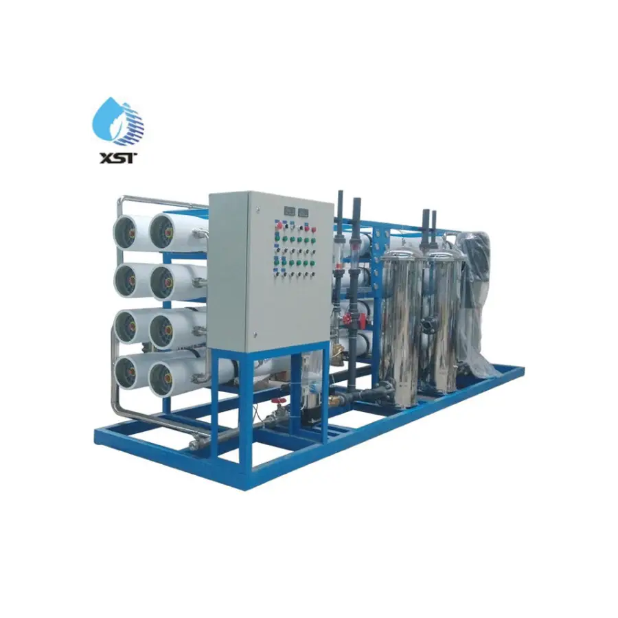 Industrial Reverse Osmosis Machine with PLC Pump & Motor for High Efficiency Water Treatment 25000L/H — view 1