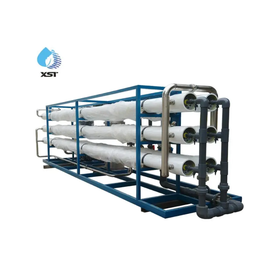 Industrial Reverse Osmosis Machine with PLC Pump & Motor for High Efficiency Water Treatment 25000L/H — view 2