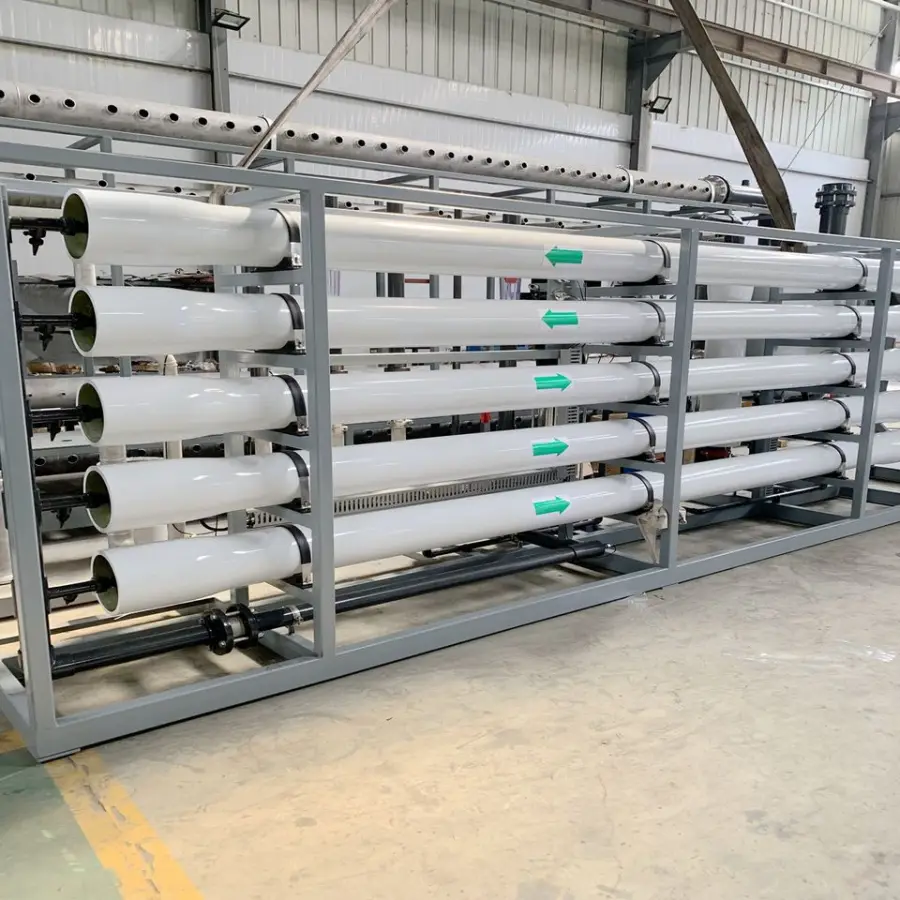 Industrial Reverse Osmosis Machine with PLC Pump & Motor for High Efficiency Water Treatment 25000L/H — view 4