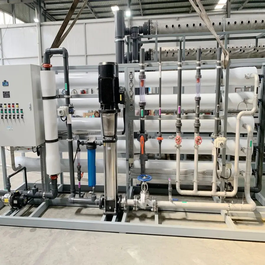 Industrial Reverse Osmosis Machine with PLC Pump & Motor for High Efficiency Water Treatment 25000L/H — view 5