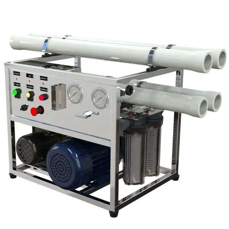 Stark Mini Seawater Desalination Plant 700L RO System 98% Desalination Rate PLC Motor Controlled Pump ISO9001 Certified — view 1