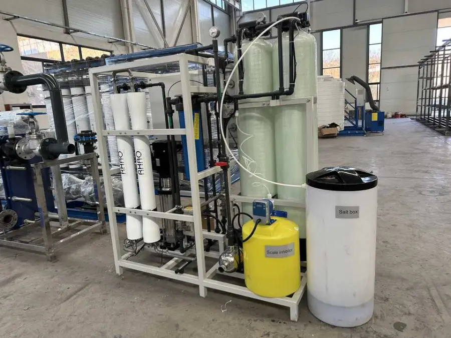 500L/Hour Pure Water Purifying RO System with Pump Motor & PLC Core Components — image 4