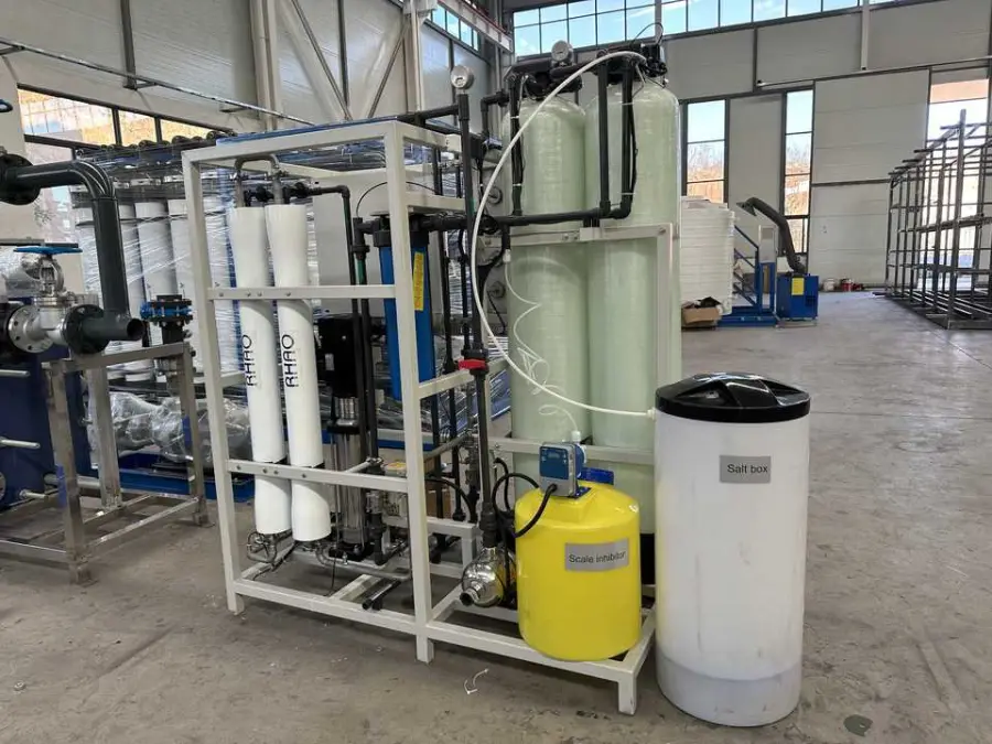 500L/Hour Pure Water Purifying RO System with Pump Motor & PLC Core Components — image 5