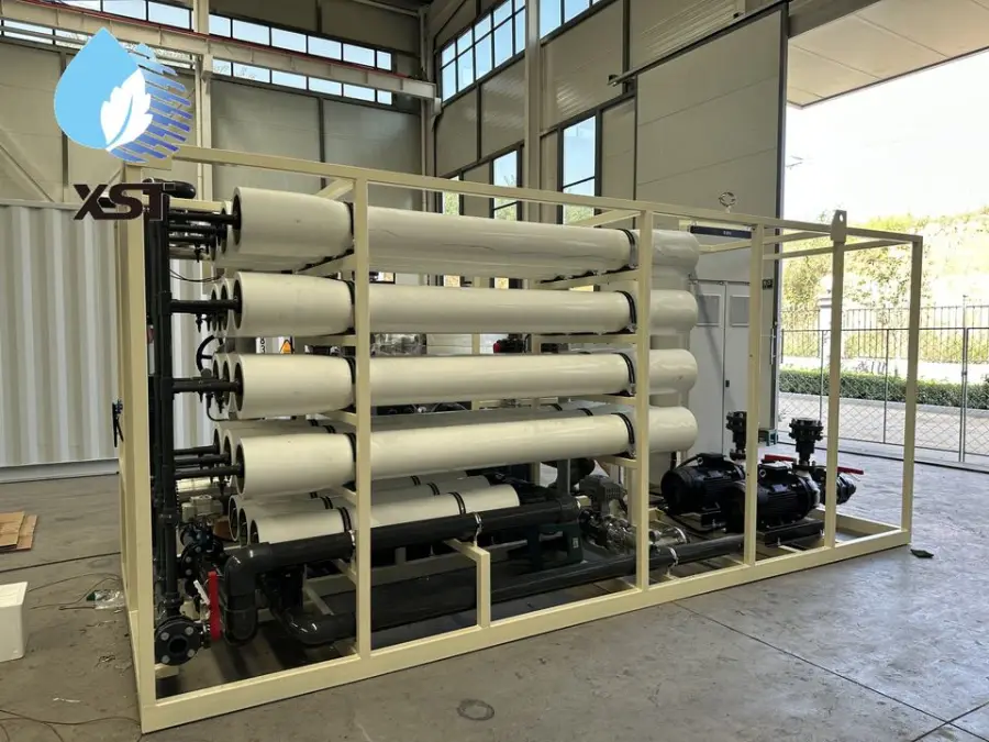 New Style Reverse Osmosis System EDI Water Treatment Farm Use Stainless Steel Tank 2000L/H Capacity Pump Filtration — view 4