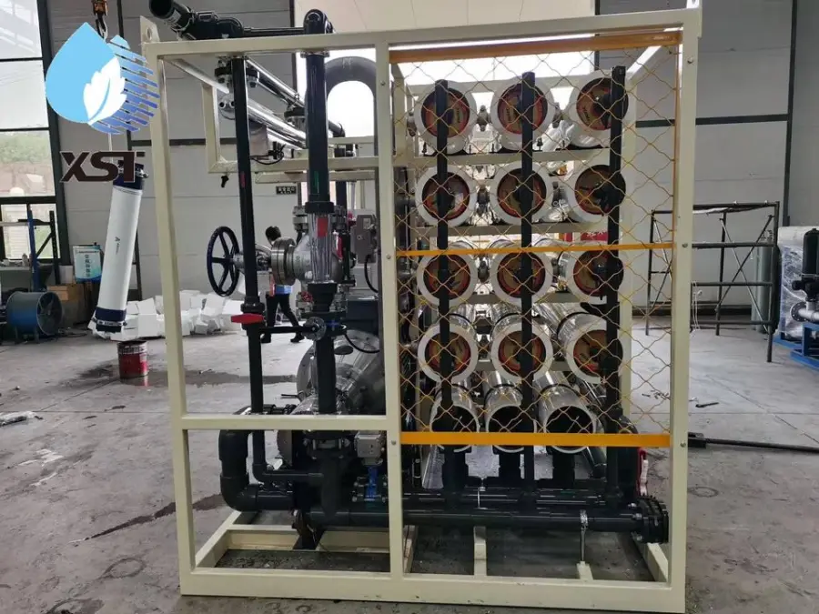 New Style Reverse Osmosis System EDI Water Treatment Farm Use Stainless Steel Tank 2000L/H Capacity Pump Filtration — view 5