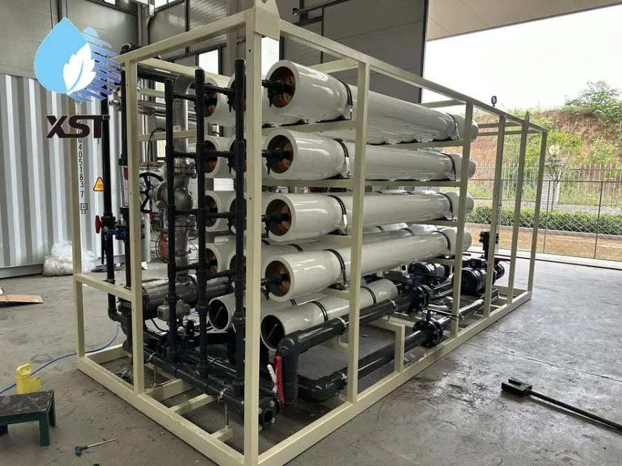 New Style Reverse Osmosis System EDI Water Treatment Farm Use Stainless Steel Tank 2000L/H Capacity Pump Filtration — view 6