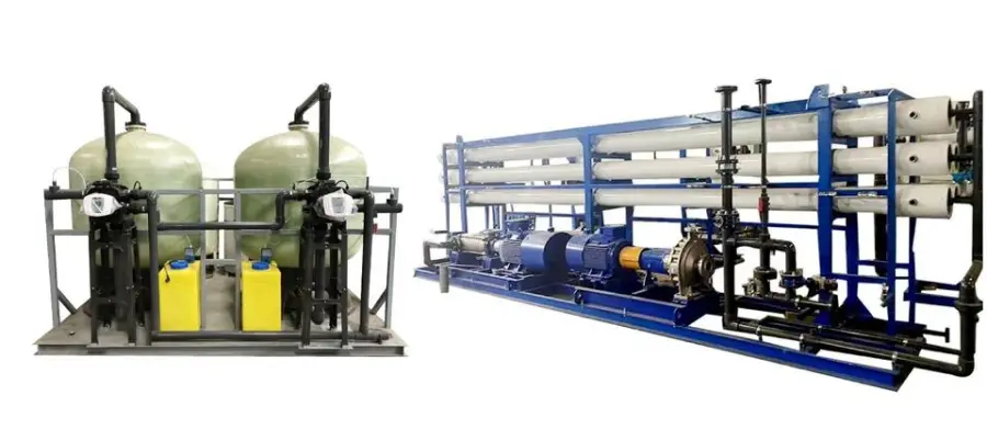 50M3/H Pure Drinking Water Treatment System with PLC Controlled High Efficiency Reverse Osmosis Seawater Desalination Plant — image 3